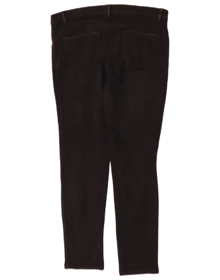 Spodnie damskie Zara Slim Casual, średnie W28 L26, czarna bawełna