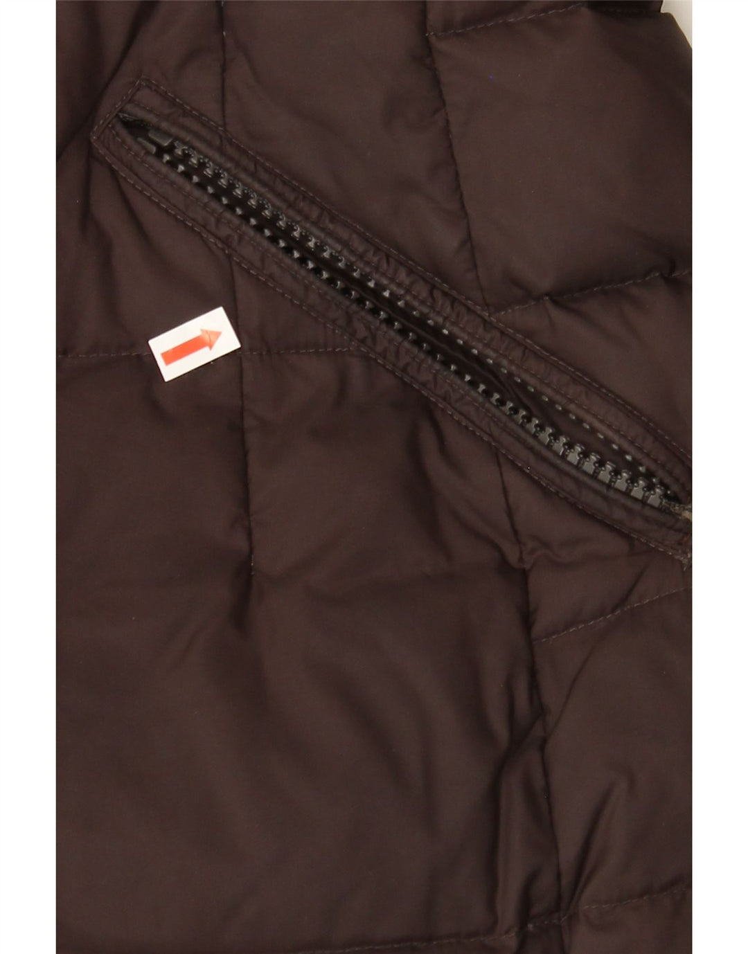 BENETTON Womens Padded Coat IT 48 XL Brown Polyamide Vintage Benetton and Second-Hand Benetton from Messina Hembry 