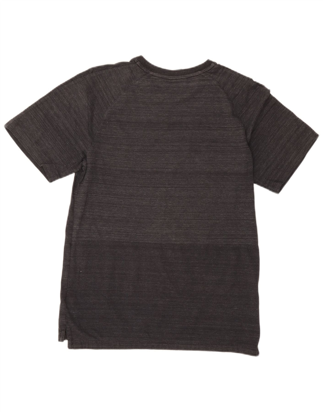 T-shirt męski Nike, mały, szary, bawełniany w prążki