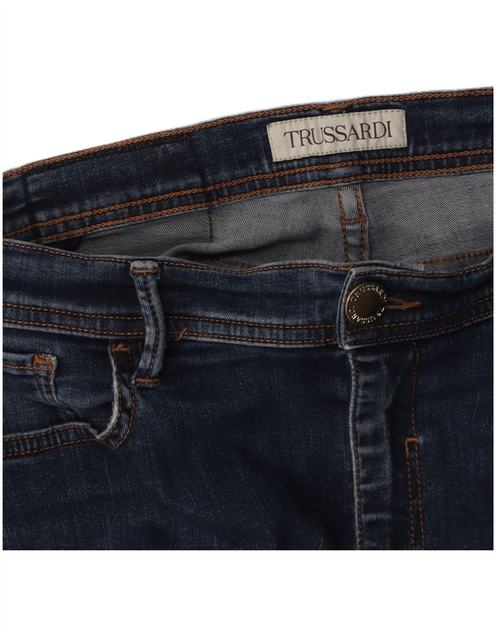 TRUSSARDI Womens Slim Jeans W30 L29 Navy Blue