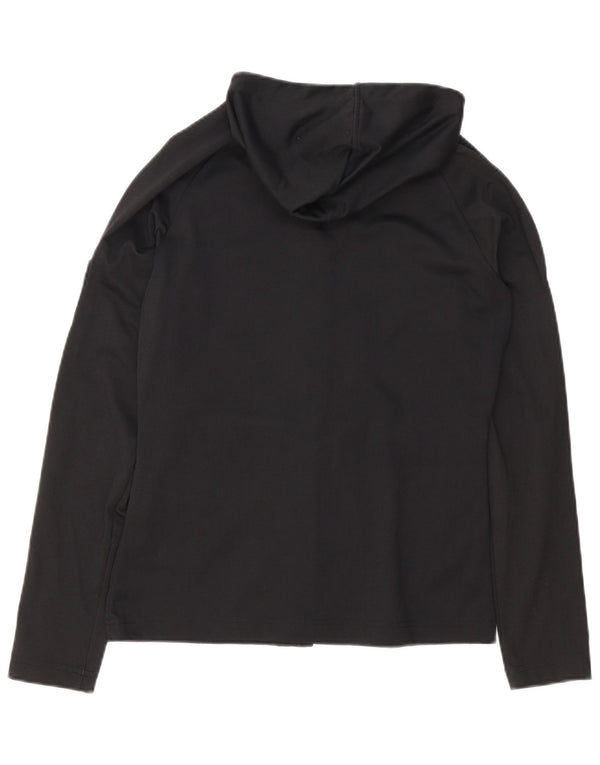 The North Face Womens Hooded Tracksuit Top Jacket UK 14 Medium Black