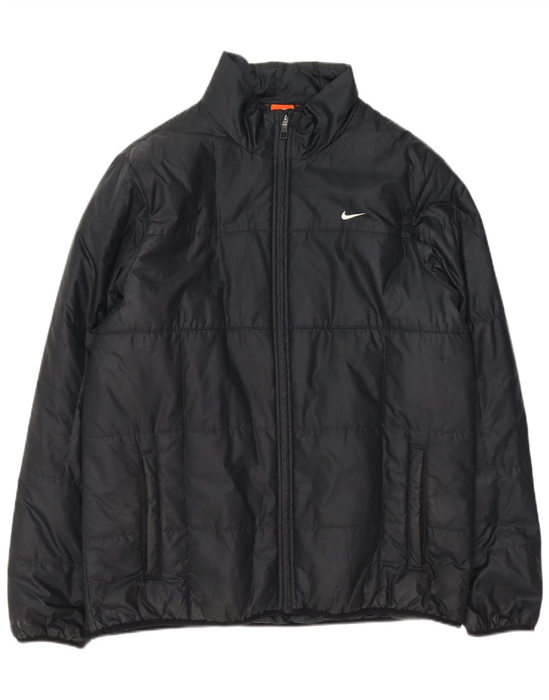 Męska ocieplana kurtka Nike UK 40, duża, czarna, poliestrowa