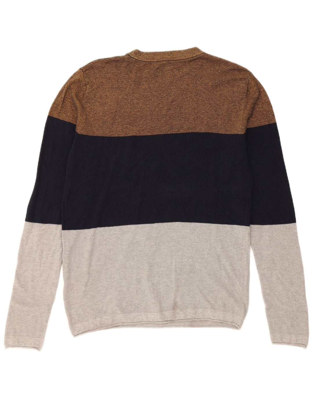 Męski sweter Jack & Jones z okrągłym dekoltem, duży, wielokolorowy z blokami kolorów
