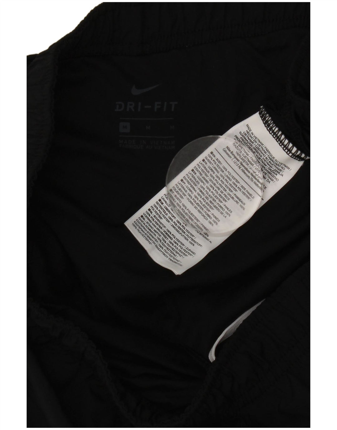 Damskie spodenki sportowe Nike UK 14, średnie, czarne, poliestrowe, sportowe