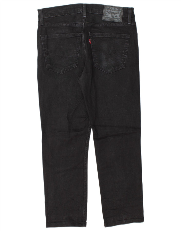 Męskie jeansy Levi's 511 Slim W33 L26 Czarna bawełna