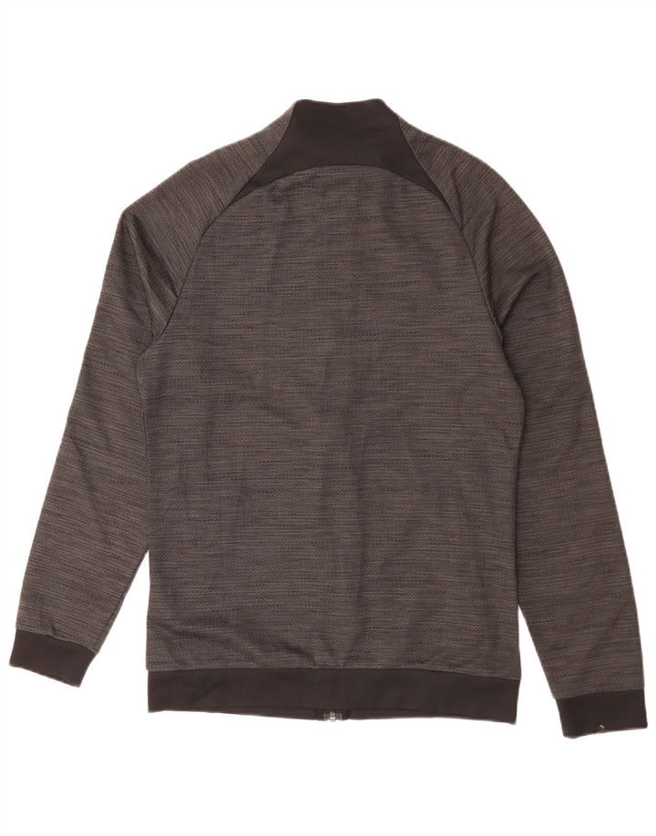Męska kurtka dresowa NIKE Dri Fit, mała, szara, nakrapiana, poliester