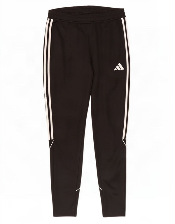Męskie spodnie dresowe Adidas Aeroready, średni czarny poliester