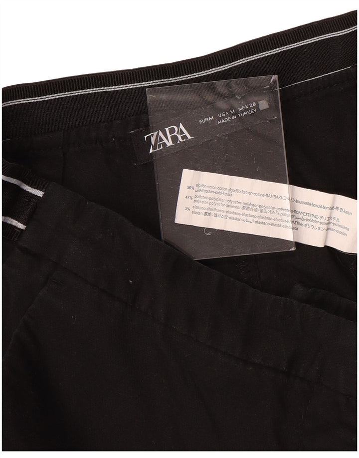 ZARA Womens Slim Chino Trousers Medium W30 L27 Brown Cotton