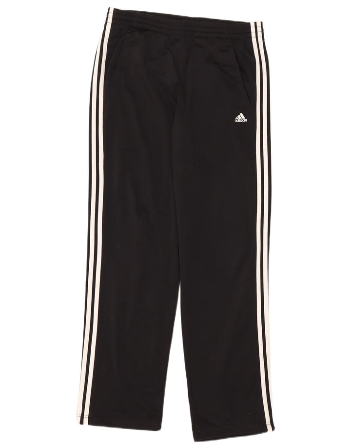 Męskie spodnie dresowe Adidas, średni czarny poliester