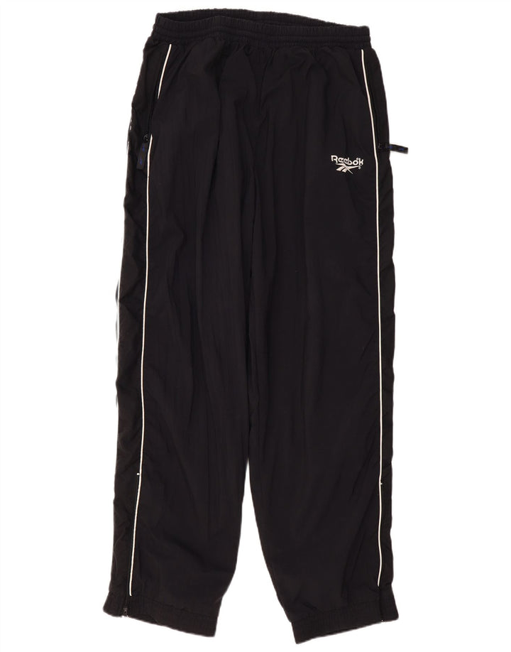Męskie spodnie dresowe Reebok Joggers, duże, czarne, poliamidowe