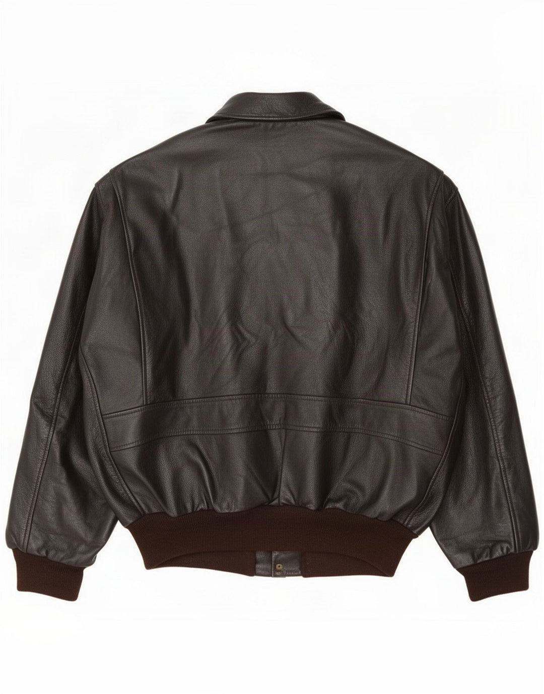 Męska skórzana kurtka lotnicza vintage UK 40 duża brązowa