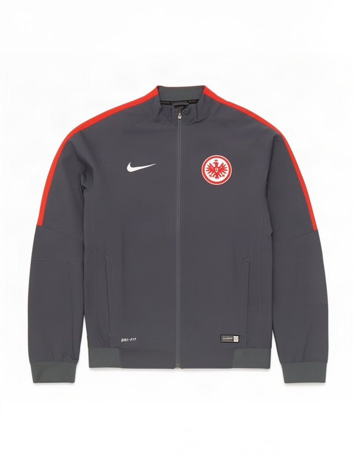 Męska kurtka dresowa Nike Eintracht Frankfurt, średnioszara, z blokami kolorów