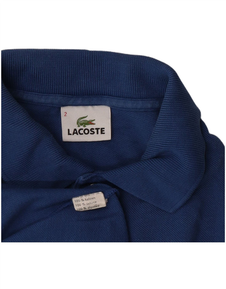 Męska koszulka polo Lacoste, rozmiar 2, XS, niebieska, bawełniana