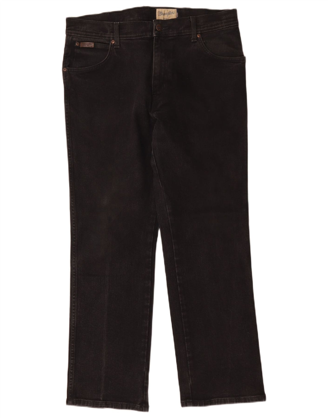 Męskie jeansy Wrangler Texas Straight W35 L30, czarne, bawełniane