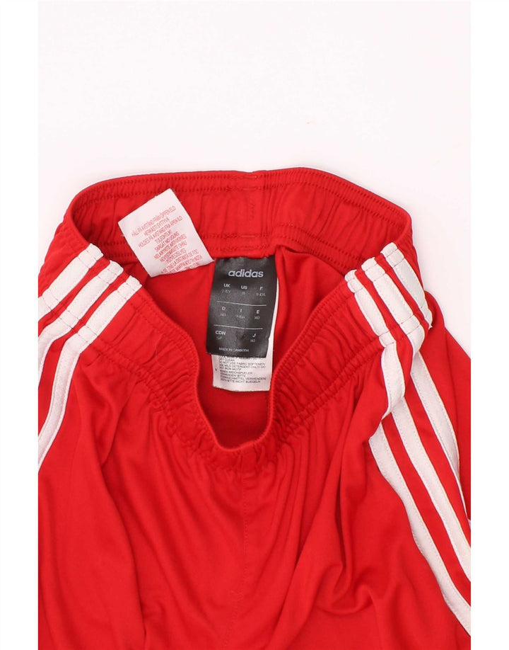 Chłopięce spodenki sportowe Adidas Climalite 9-10 lat, czerwony poliester