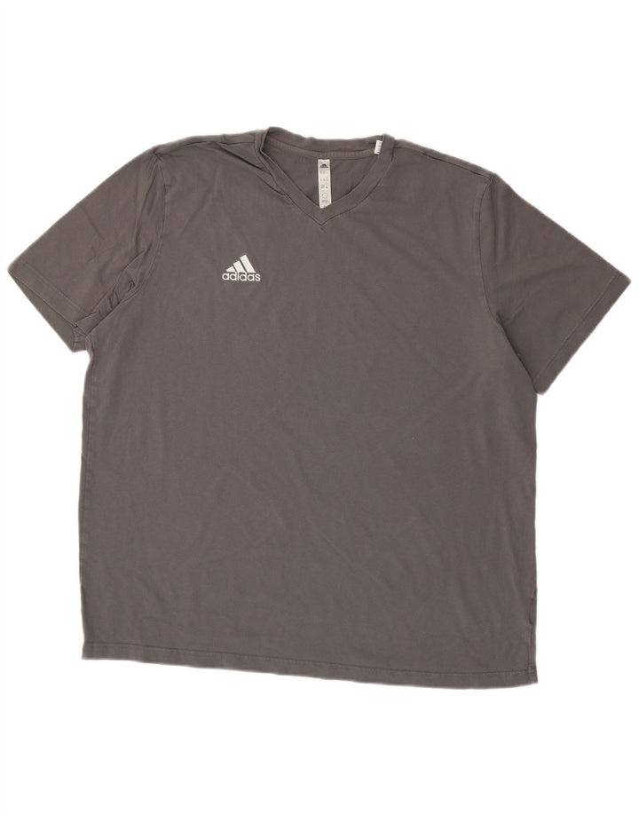 Adidas Męska koszulka Top XL Szara bawełna