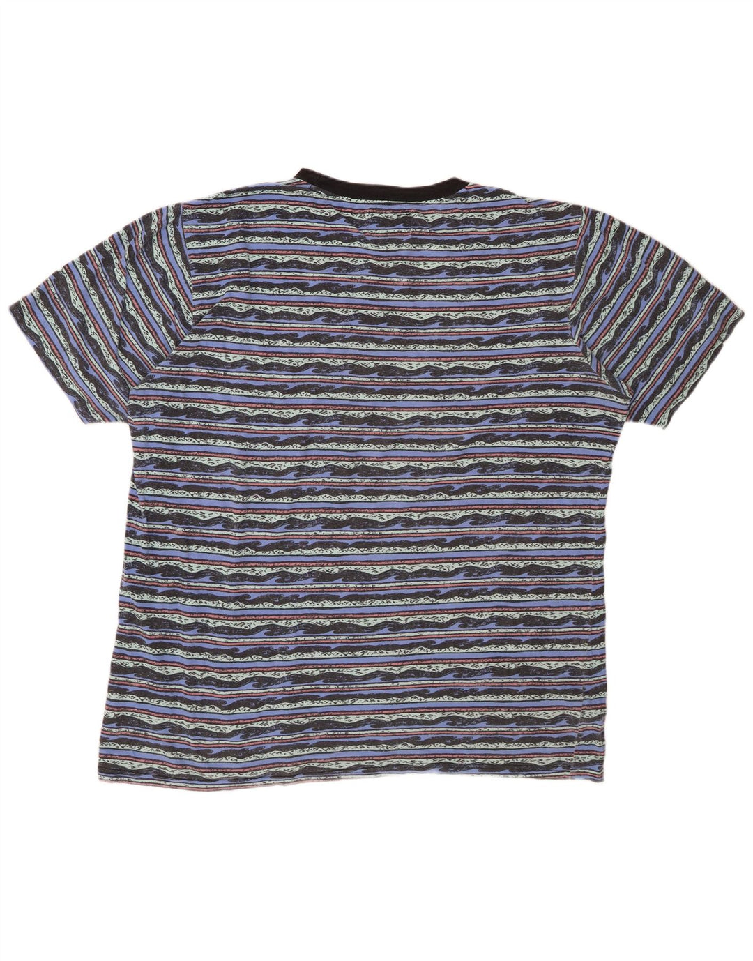 Męska koszulka z grafiką BILLABONG Top 2XL, bawełniana w niebieskie paski