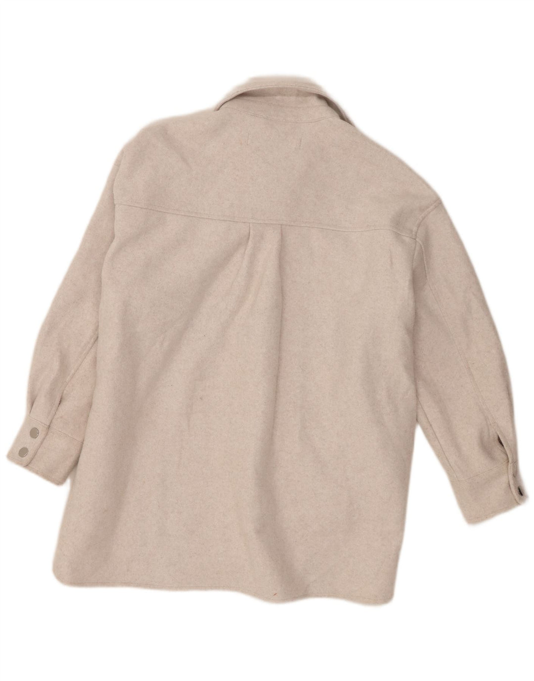 Kurtka damska Zara Shacket UK 6 XS Beżowy poliester