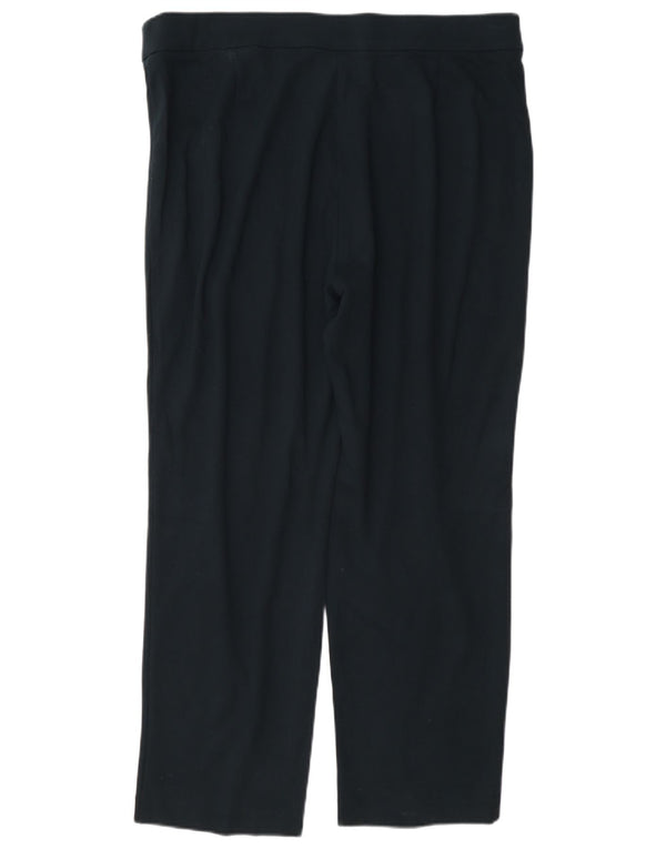 Spodnie damskie Marks & Spencer Straight Casual UK 18 XL W38 L27 Granatowe