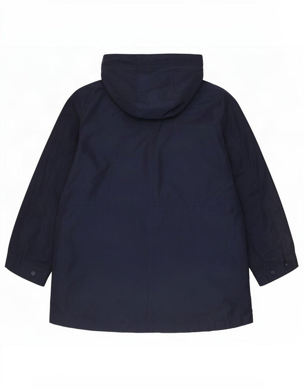 Damska kurtka parka z kapturem Marks & Spencer UK 20 2XL Granatowy poliester