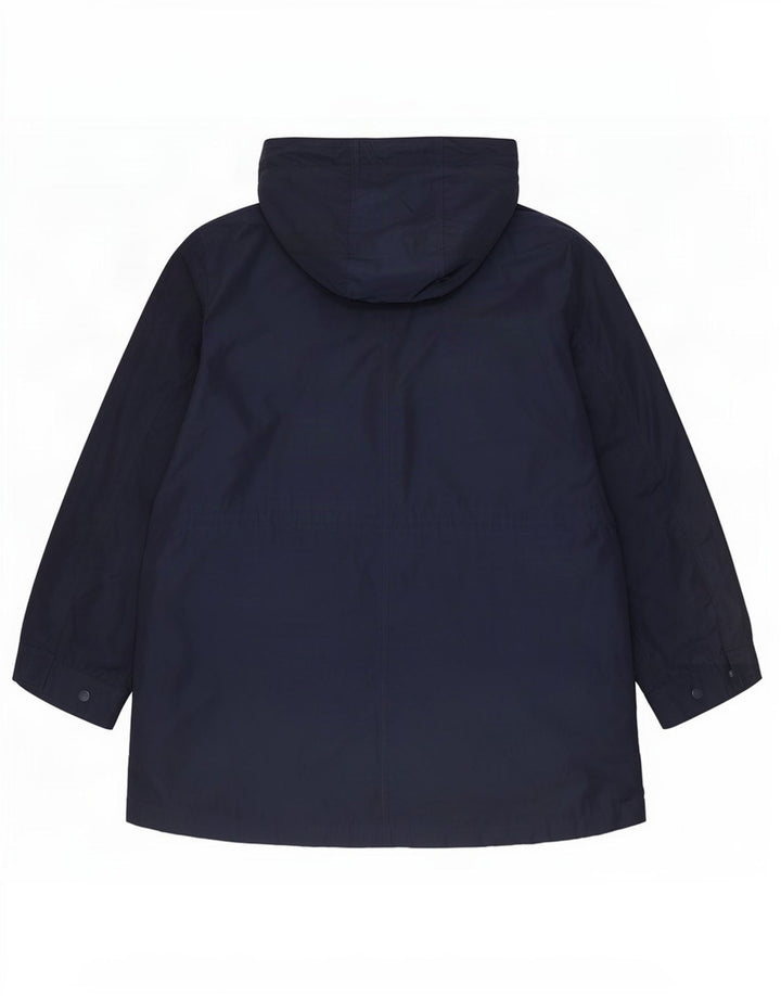 Damska kurtka parka z kapturem Marks & Spencer UK 20 2XL Granatowy poliester