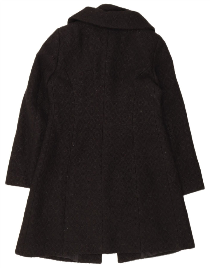 Płaszcz damski Benetton IT 44 Średni czarny Argyle/Diament