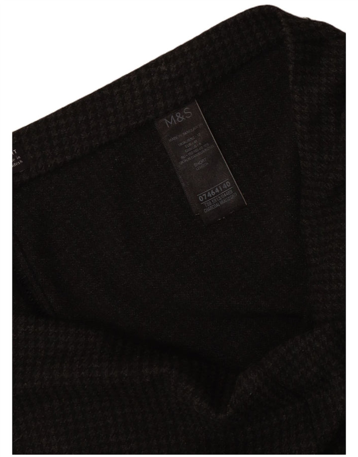 Damskie spodnie codzienne Marks & Spencer UK 12 Medium W32 L28 Czarne