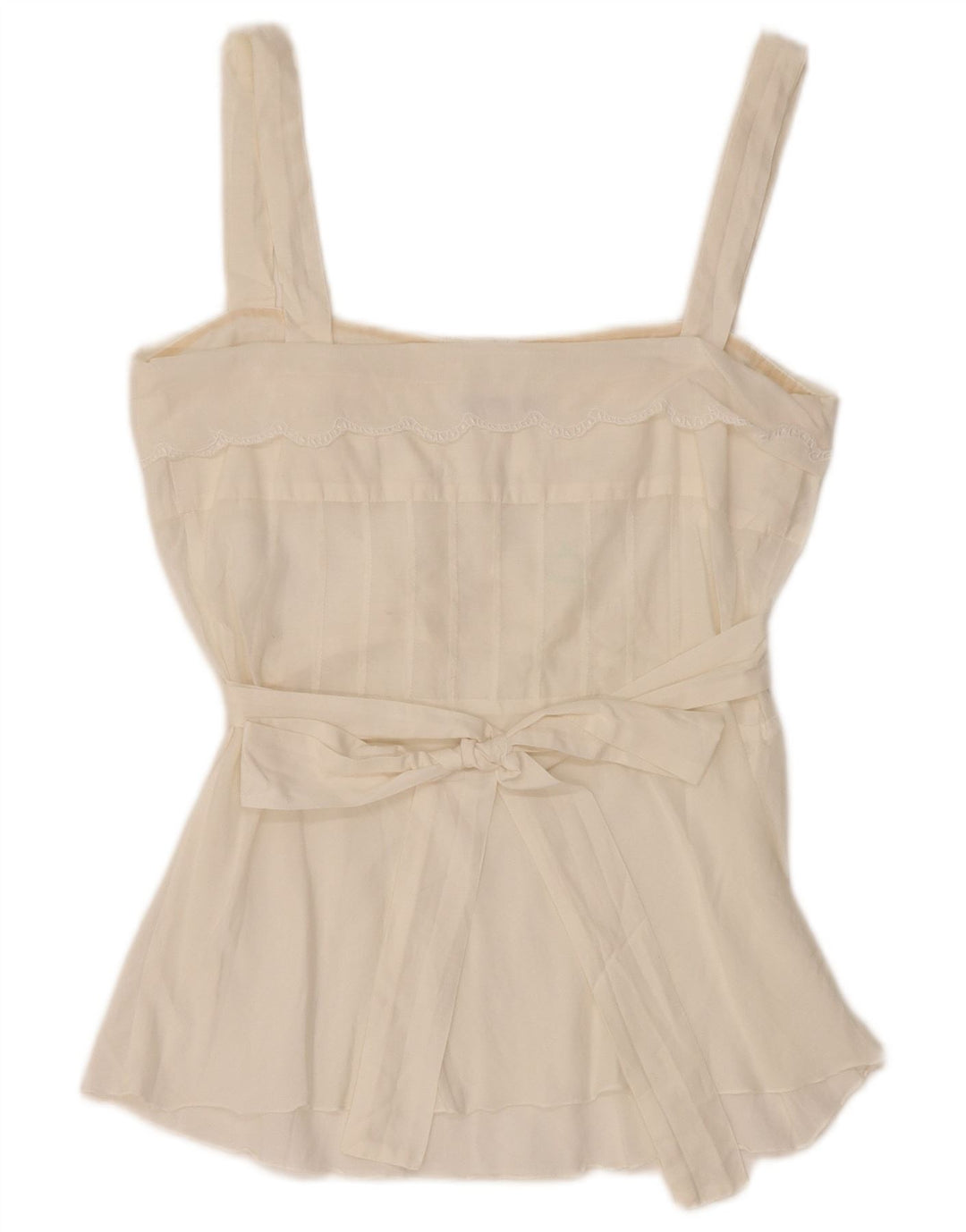 Damska bluzka bez rękawów GUESS BY MARCIANO, UK 8, mała, biała