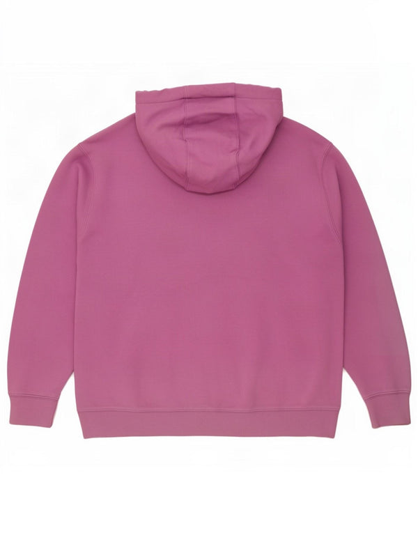 Damska bluza z kapturem o luźnym kroju Nike UK 20 2XL Fioletowa bawełna