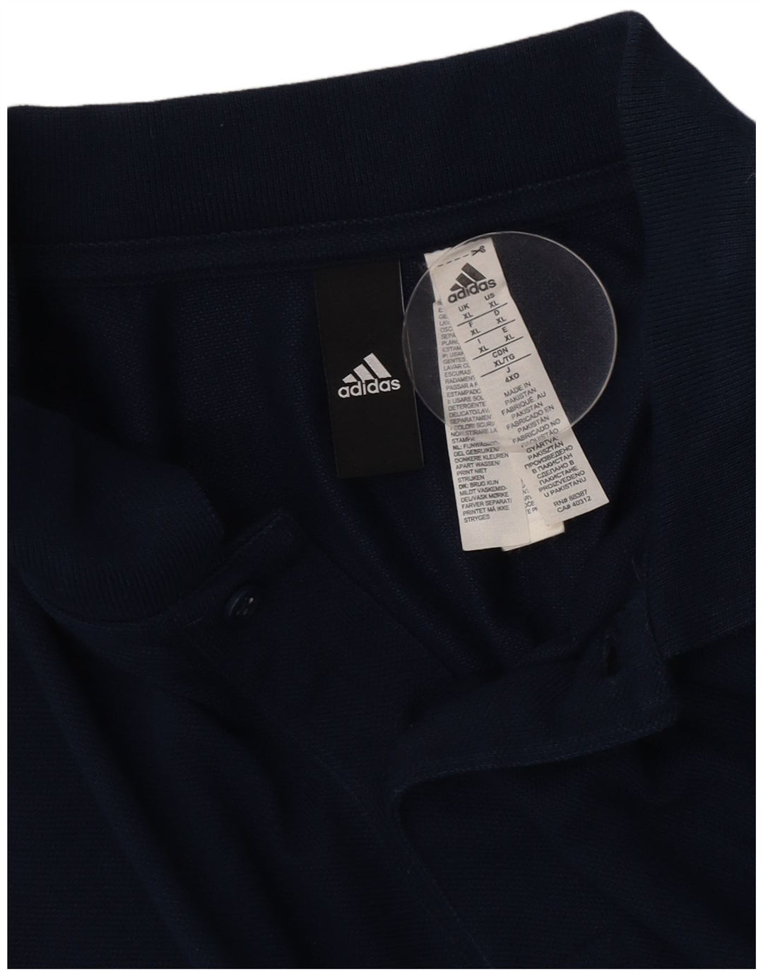 Męska koszulka polo Adidas XL w kolorze granatowym