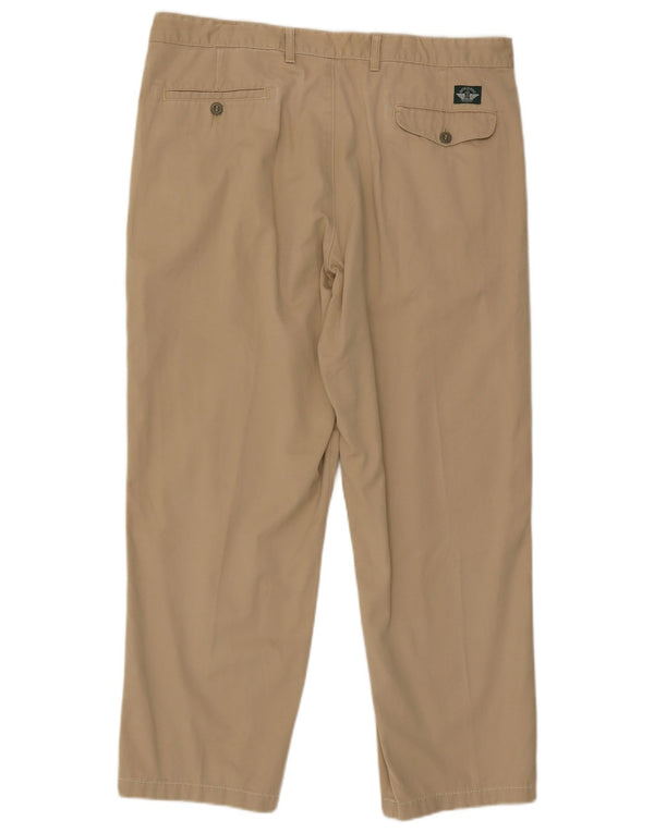 Spodnie męskie Dockers Pegged Chino W40 L28 Beżowa bawełna