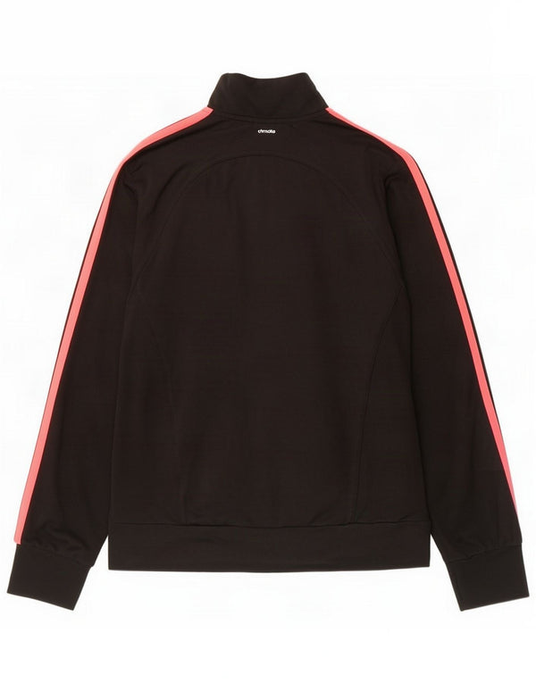Damska kurtka dresowa Adidas Climalite UK 16/18, duża, czarna, poliester