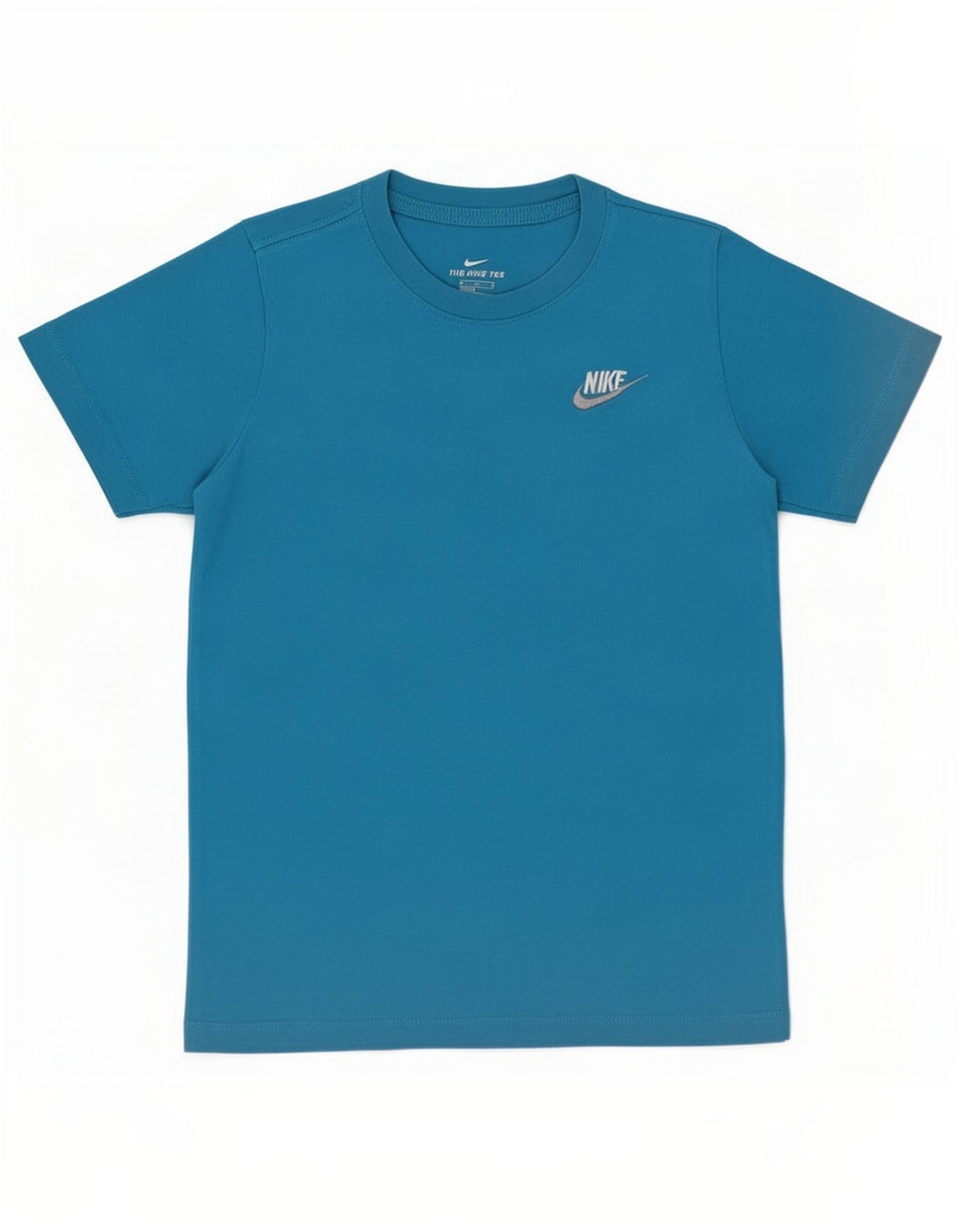 T-shirt chłopięcy Nike w wieku 10–11 lat, średni niebieski, bawełniany
