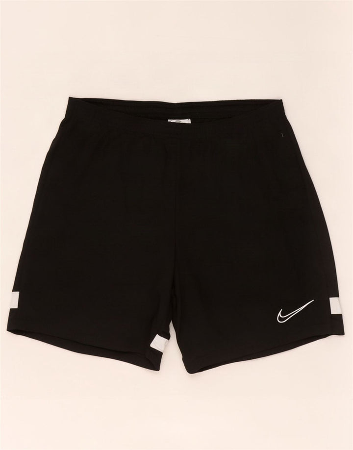 Męskie spodenki sportowe Nike Dri Fit, duży czarny poliester z blokami kolorów