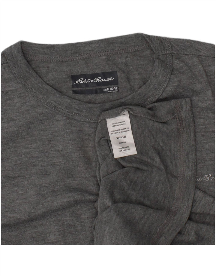 T-shirt chłopięcy Eddie Bauer 10-11 lat, średni szary poliester