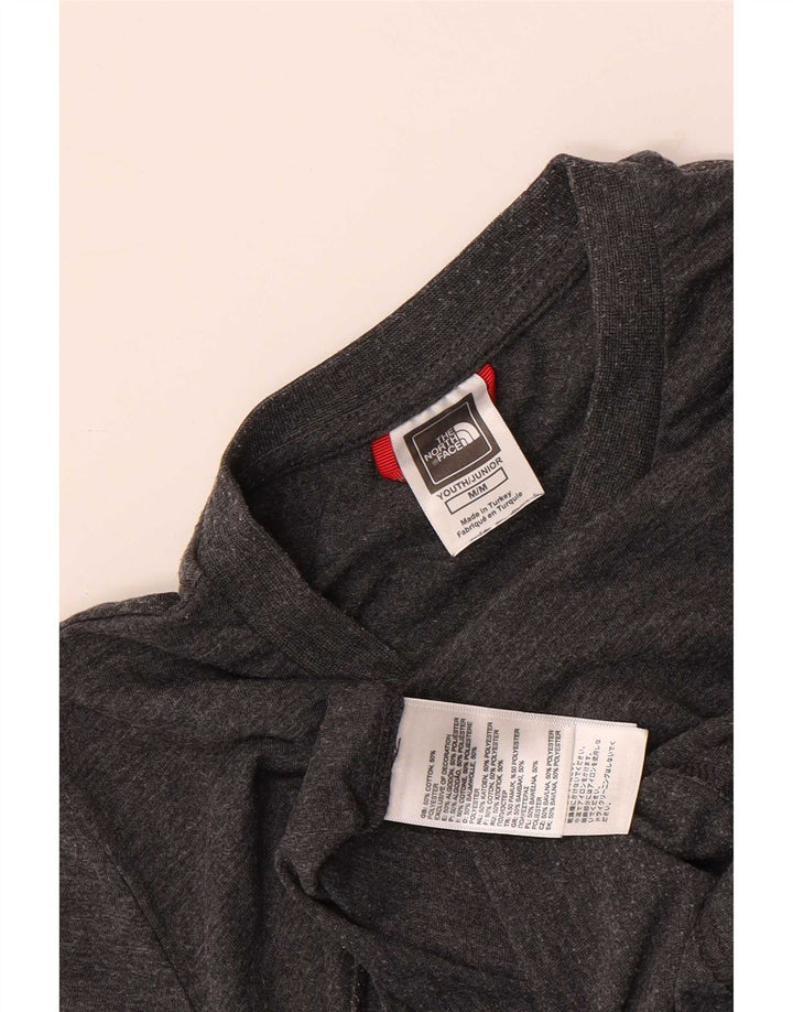 T-shirt chłopięcy The North Face 9-10 lat, średnioszary, bawełniany