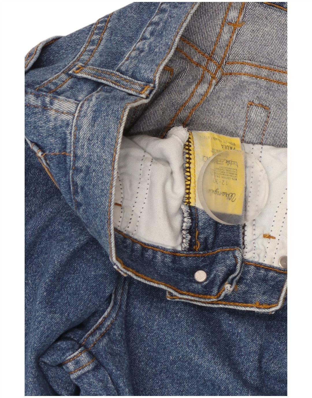 Damskie jeansy Wrangler Paula Straight W30 L30 Niebieskie bawełniane