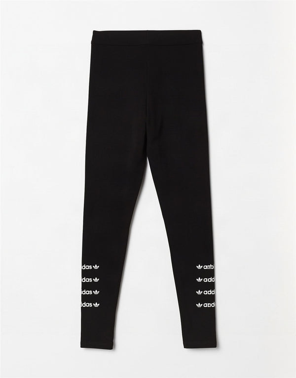 Damskie legginsy Adidas Graphic UK 12, średnie, czarne, bawełniane