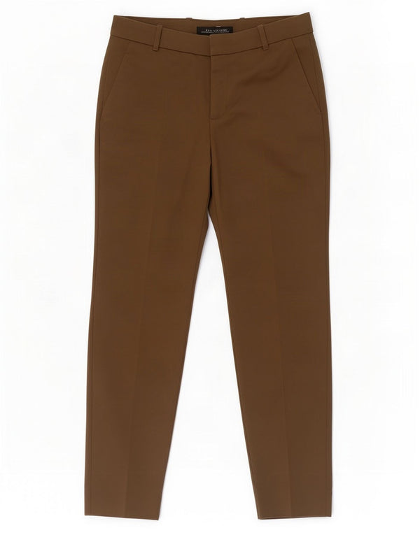 Damskie proste spodnie chino Zara EU 38 Small W28 L28 Khaki Cotton