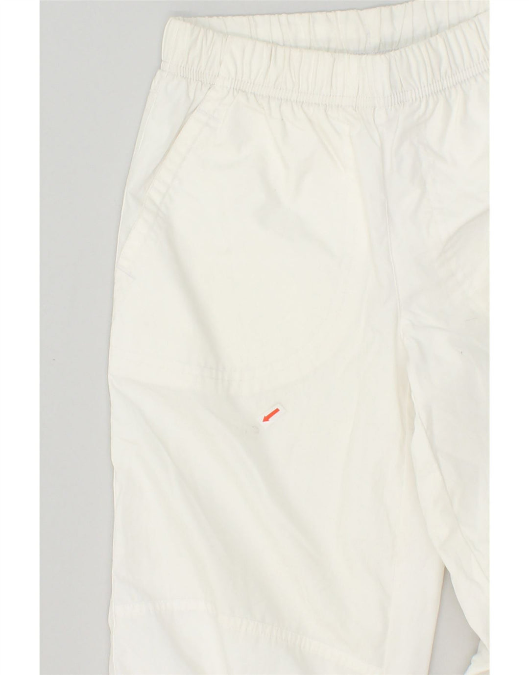 NIKE Girls Capri Tracksuit Trousers 10-11 Years Medium  White Polyester Vintage Nike and Second-Hand Nike from Messina Hembry 