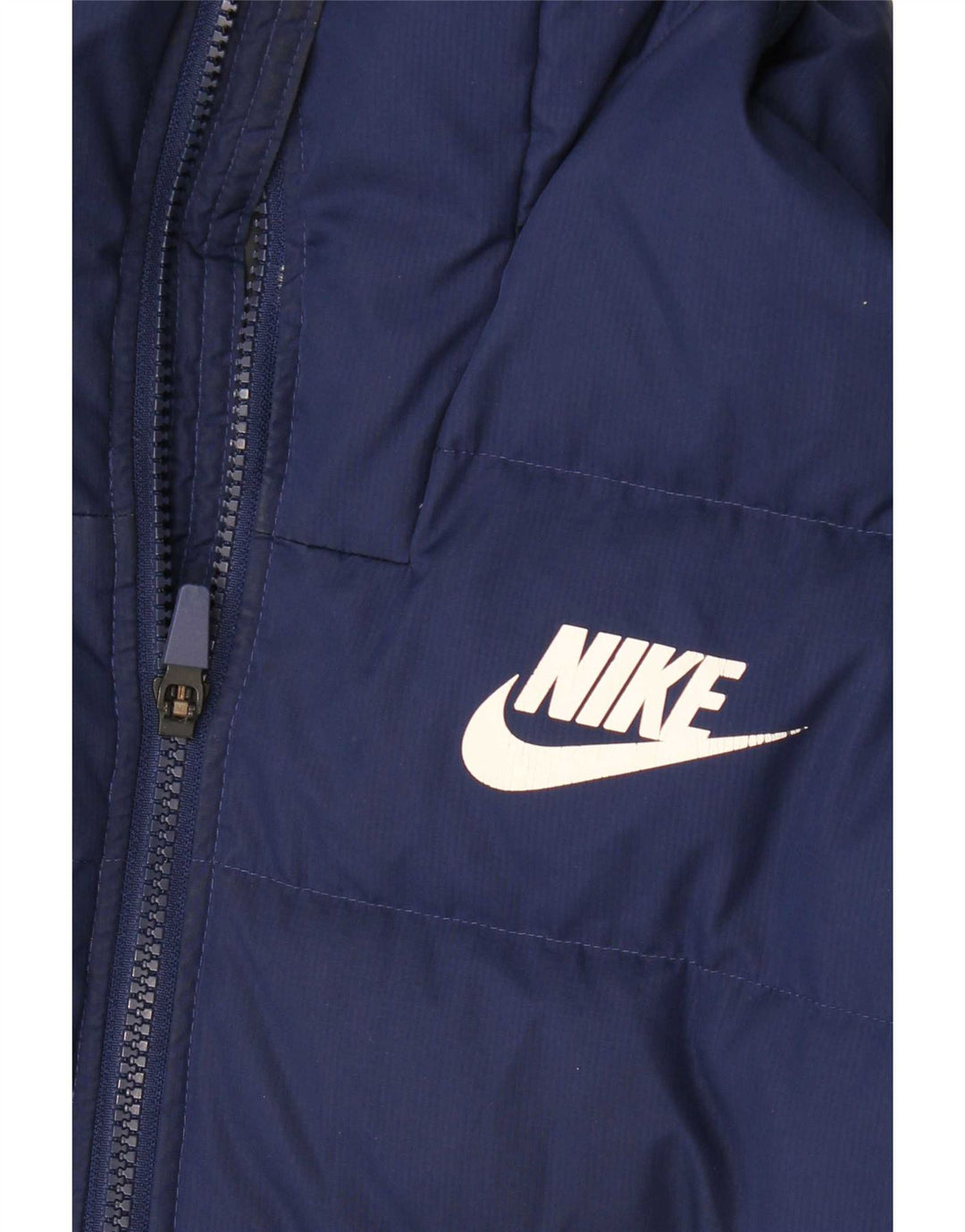 Męska wyściełana kurtka z kapturem i kapturem Nike UK 36, mała, granatowa, poliestrowa