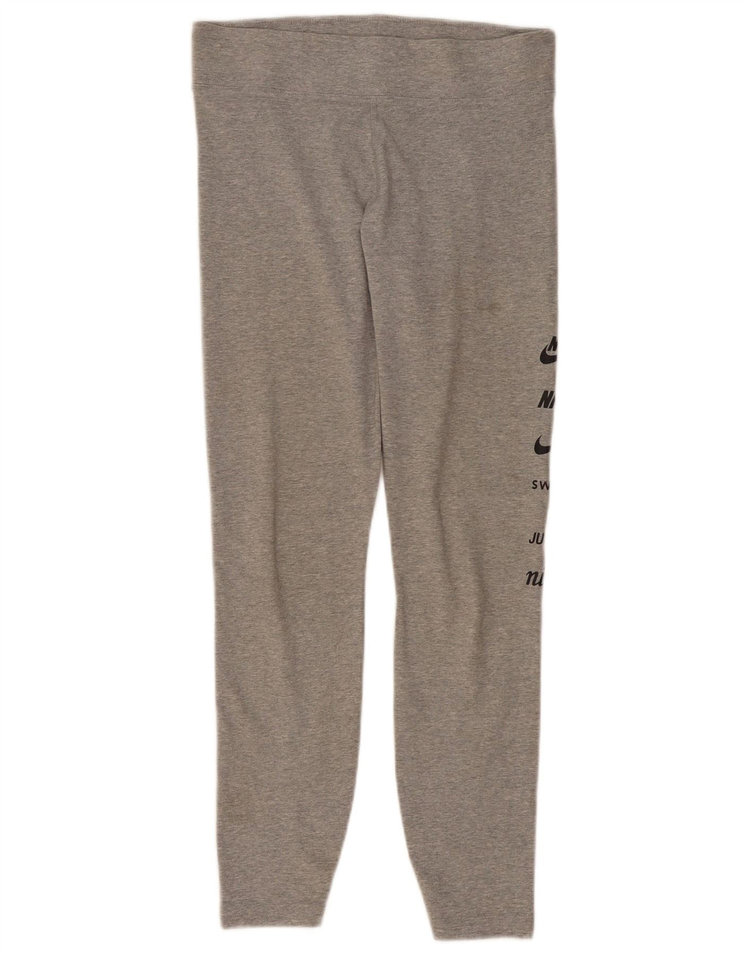 Damskie legginsy NIKE Graphic UK 14, duże, szare, bawełniane