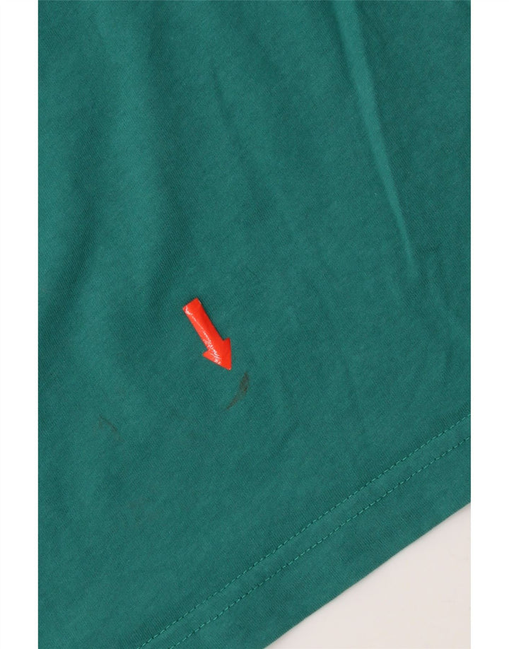 Crew Clothing Męski T-shirt Top Średniej Zielonej Bawełny
