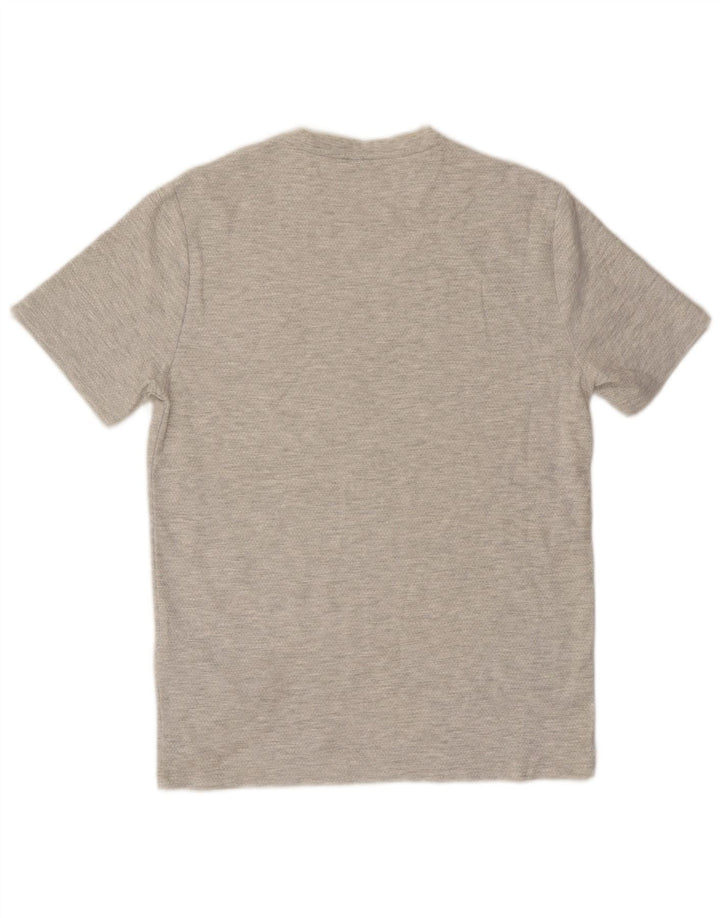 Męska koszulka T-shirt Reiss, średnia, szara, bawełniana nakrapiana