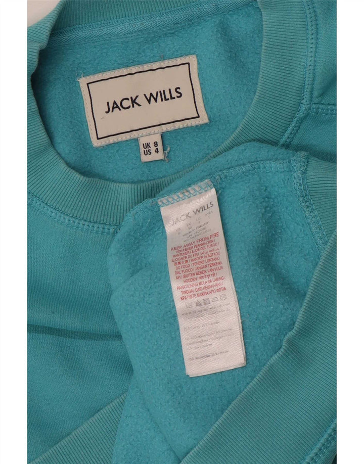 Damski sweter oversize Jack Wills UK 8, mały, niebieski, bawełniany