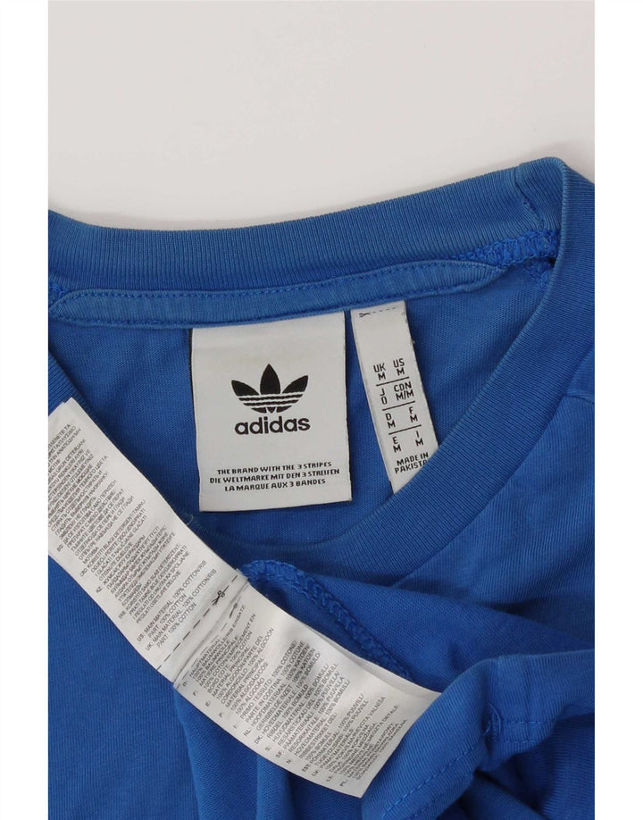 Adidas Męska koszulka Top Medium Blue Cotton