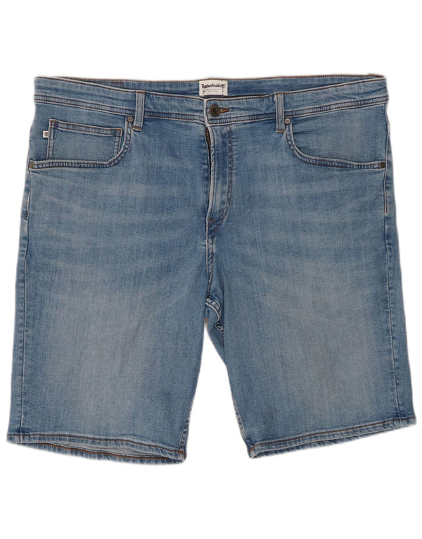 TIMBERLAND Mens Denim Shorts W42 2XL Blue Cotton