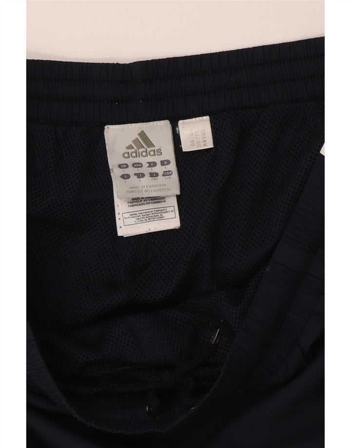 Adidas Męskie Spodnie Dresowe Joggery Duże Granatowe Poliester
