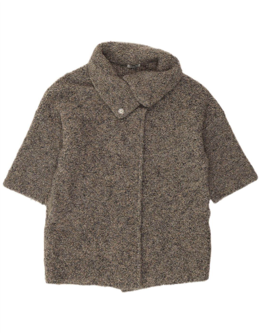 Damski sweter oversize Liu Jo o przedłużonym kroju UK 10, mały, szary, nowoczesny