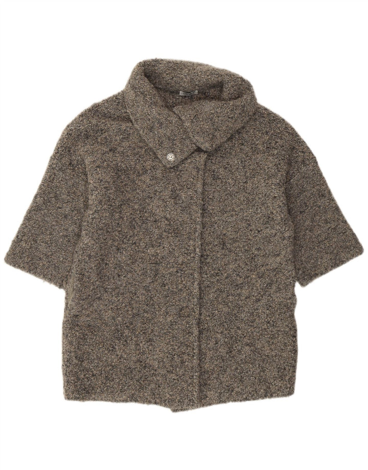 Damski sweter oversize Liu Jo o przedłużonym kroju UK 10, mały, szary, nowoczesny